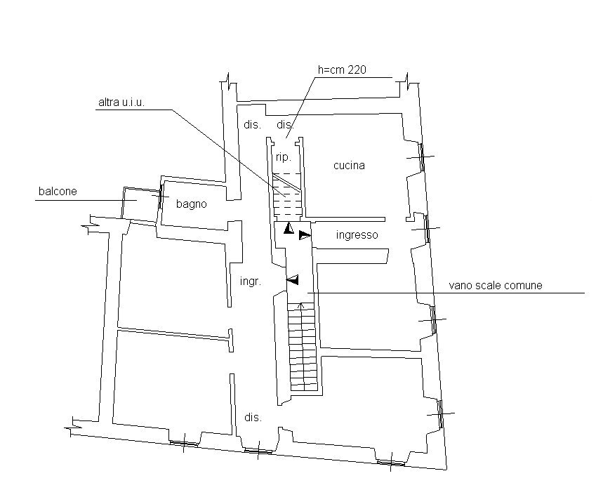 planimetria.png - Apartment Via Porta Parma 12, Sarzana - floor plans 1