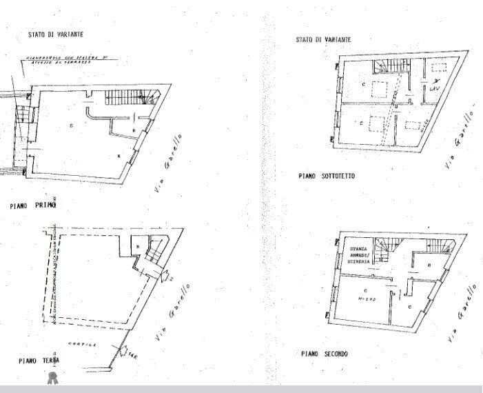 1.jpg - Villa all'asta Via Garello 2, Genova (zona Rivarolo) - planimetria 1