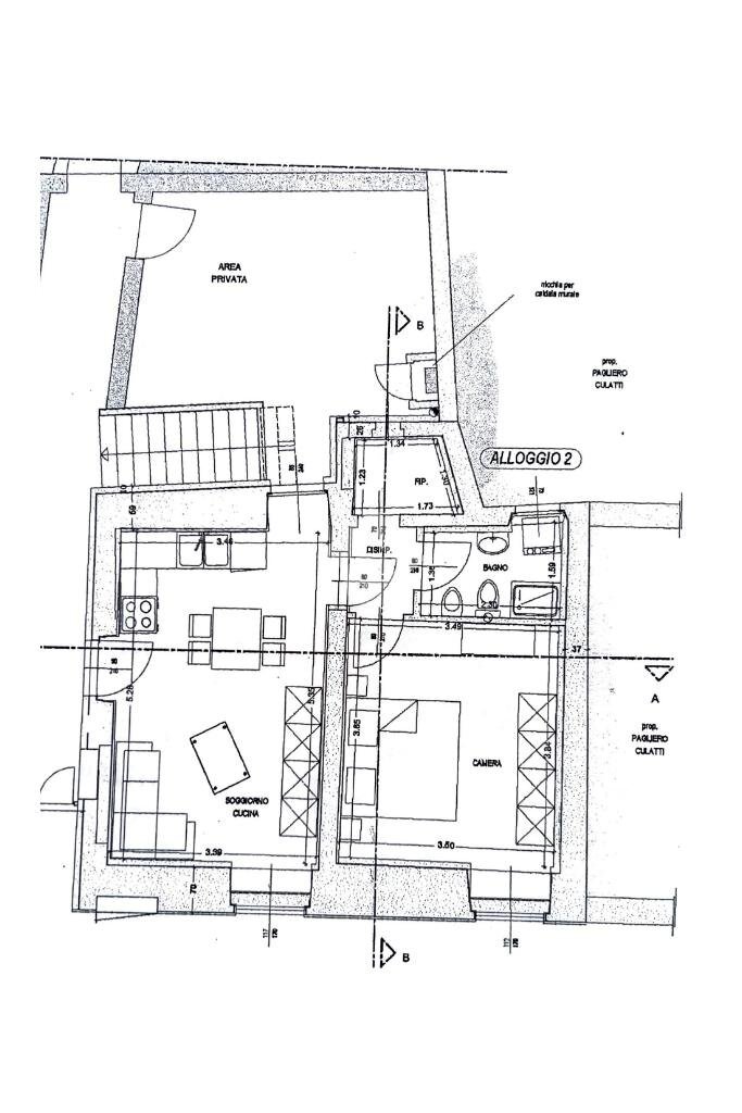 Bilocale Via Cavour, San Maurizio Canavese - planimetria 1