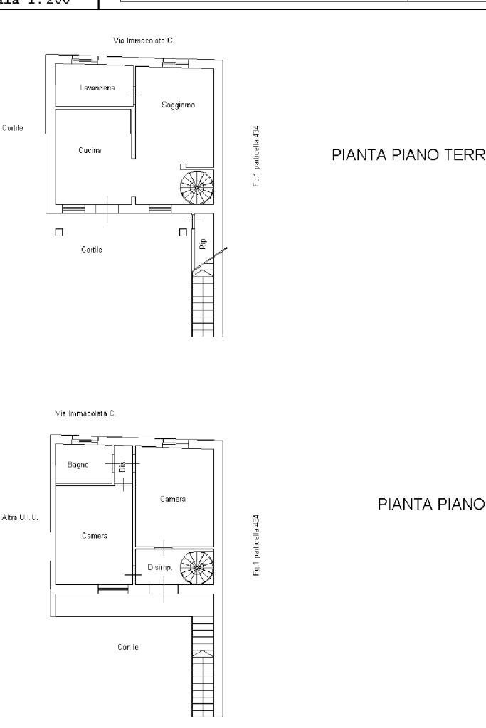 Apartment Via dell' Immacolata Concezione, Volvera - floor plans 1