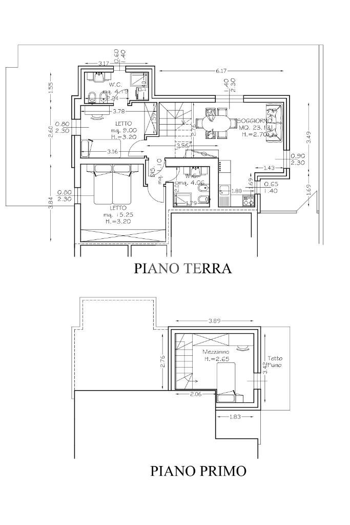 Quadrilocale Viale Emilia, Cervia - planimetria 1