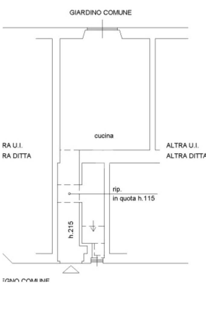 Monolocale Via Plinio, Milano (zona Città Studi) - planimetria 1