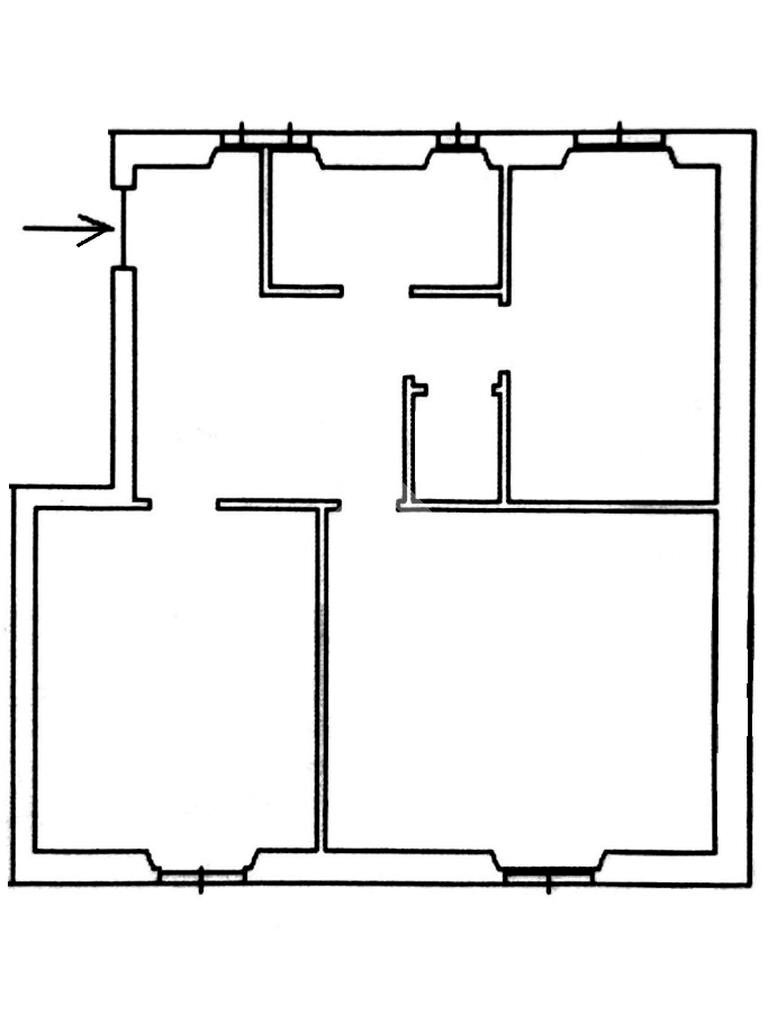 Four-room apartment Via Montaldo, Genova (neighborhood Marassi) - floor plans 1