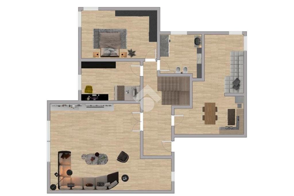Villa Via Privata Giuseppe Verdi, San Donato Milanese - floor plans 1