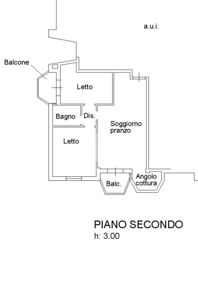 Three-room apartment Viale Raffaello Sanzio, Cesenatico - floor plans 1