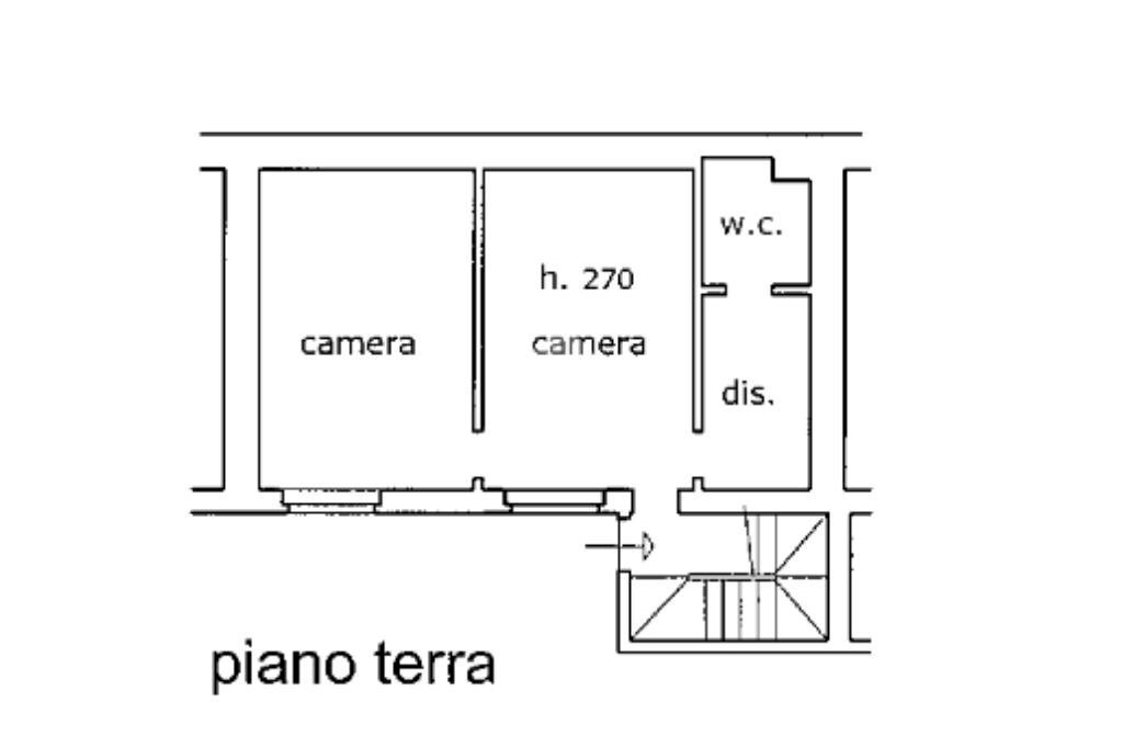 Casa semi indipendente Vicolo Pellegrino, Gozzano - planimetria 1
