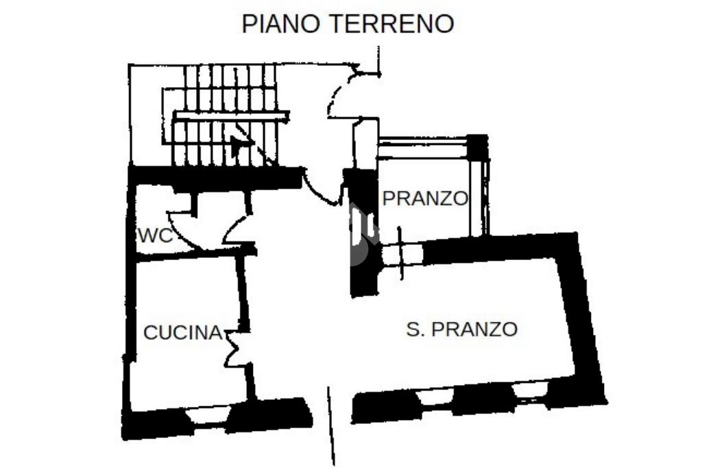 Trilocale Via Saluzzo, Manta - planimetria 1