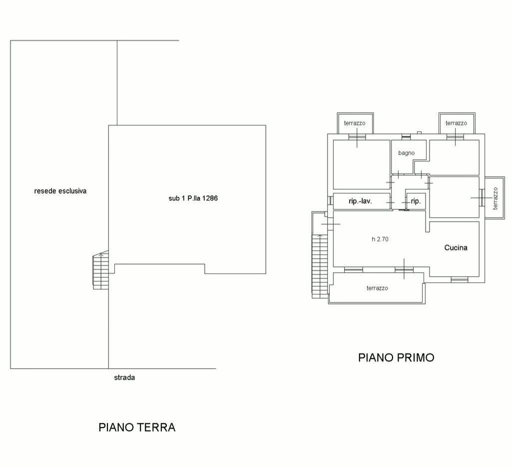 Foto 59 - Casa semi indipendente VIA FRANCESCA
 
534, Santa Maria a Monte - planimetria 1
