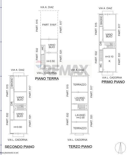 Pianta 2D - Independent house Via Luigi Cadorna
 
45/47, Niscemi - floor plans 1