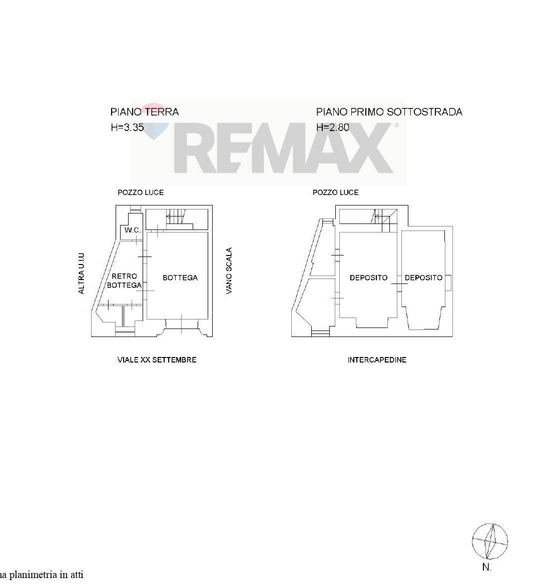 Pianta 2D - Attività Commerciale Viale Venti Settembre
 
30, Catania - planimetria 1