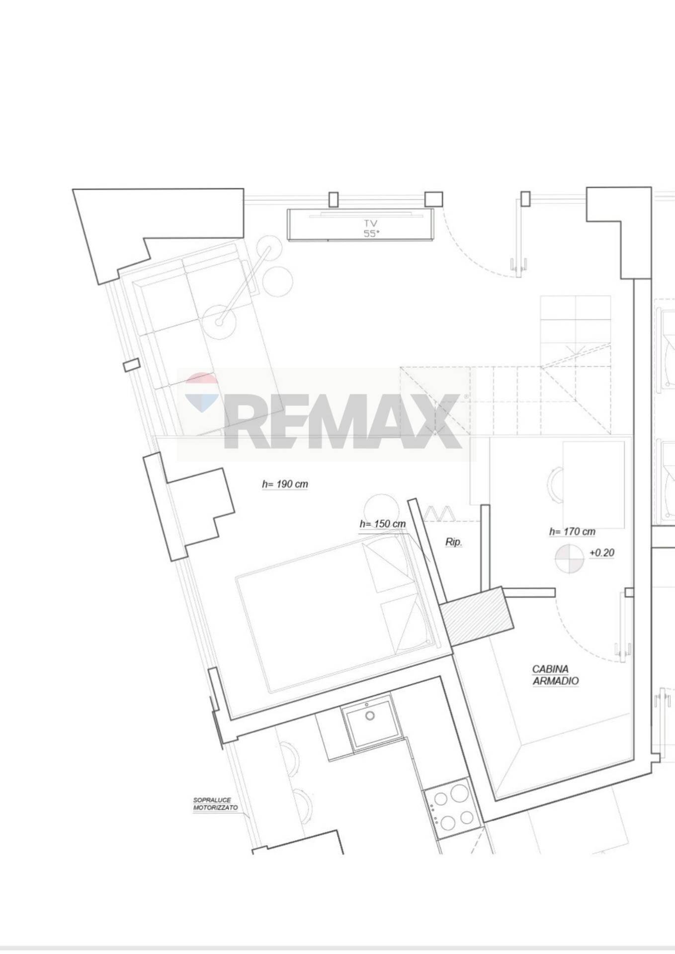 Pianta 2D - Bilocale Corso Tortona
 
30, Torino - planimetria 1