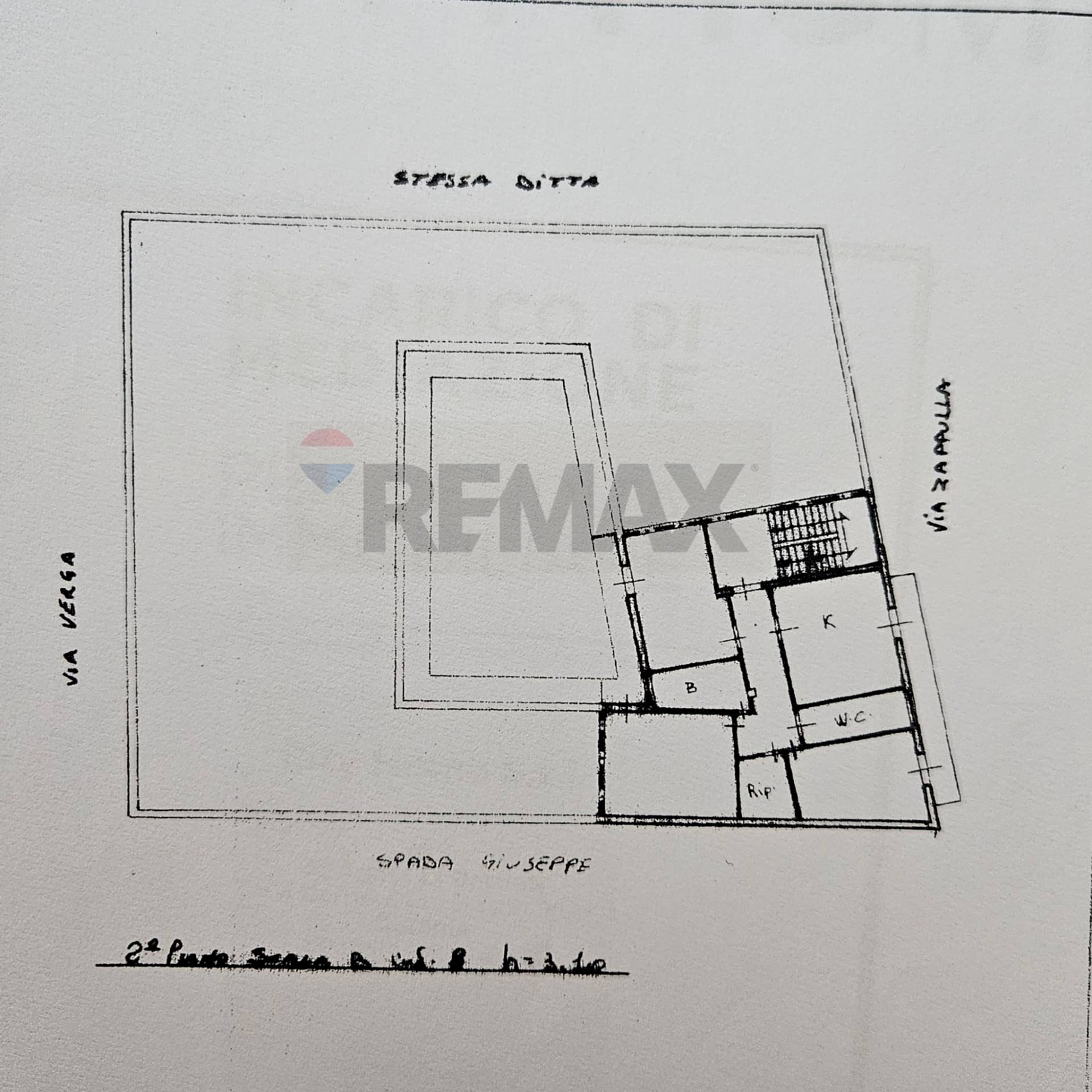 Pianta 2D - Appartamento Floridia - planimetria 1