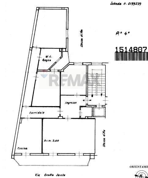 Pianta 2D - Appartamento via grottasanta
 
225, Siracusa - planimetria 1