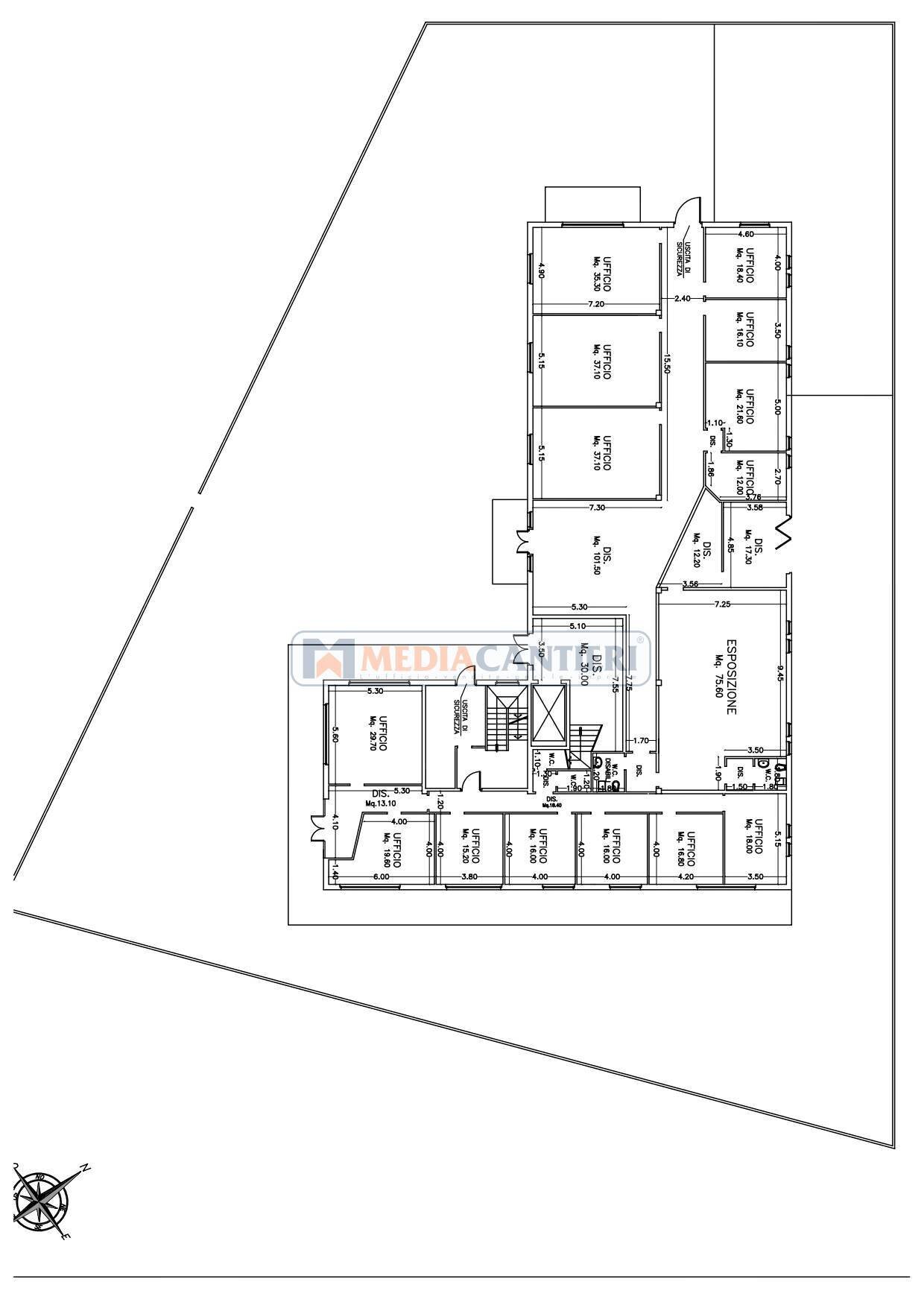 Foto 14 - Capannone VIA PO
 
113, San Giovanni Teatino - planimetria 1