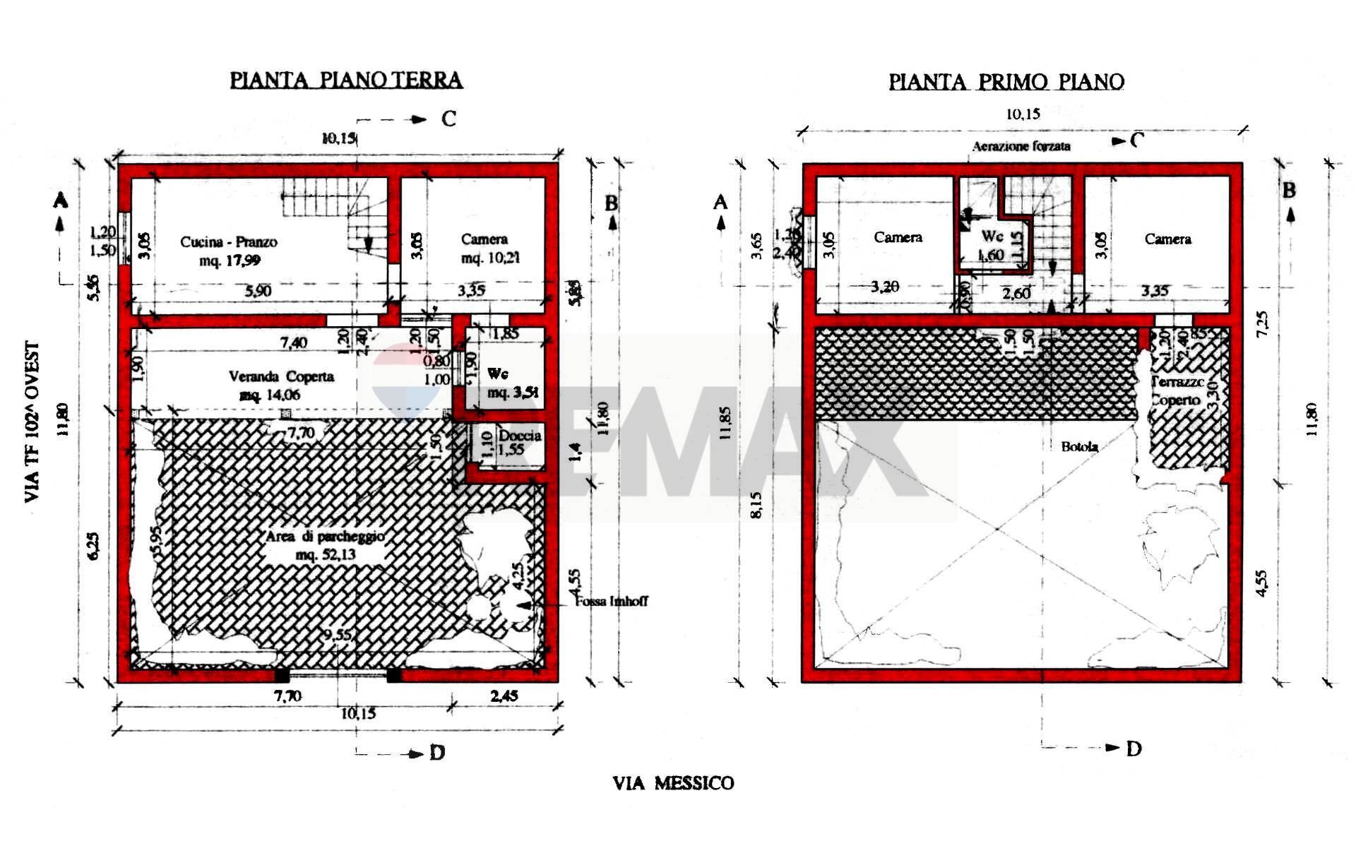 Pianta 2D - Villa Campobello di Mazara - planimetria 1