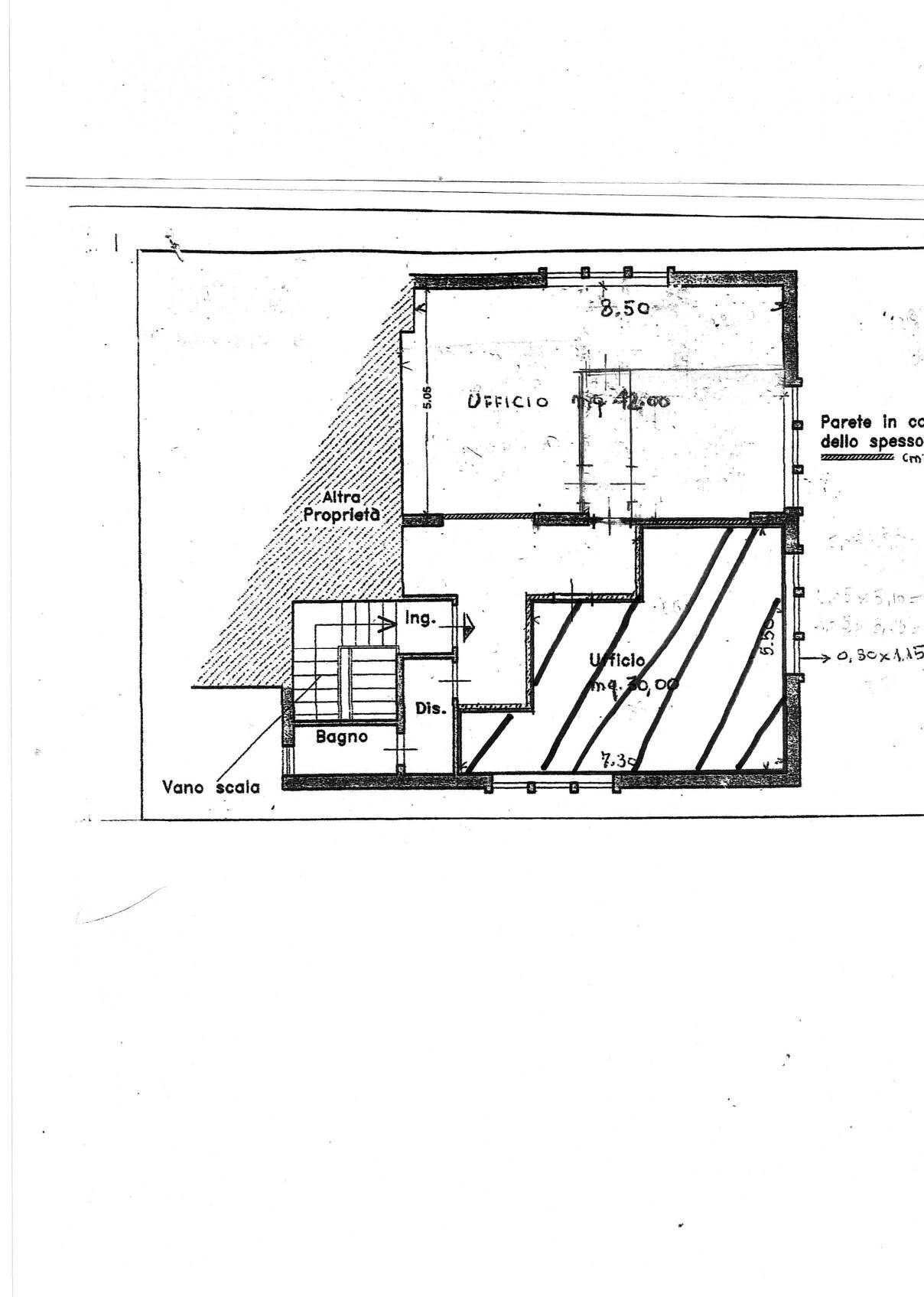 Foto 9 - Ufficio Via Fiorentina
 
29, Pontedera - planimetria 1