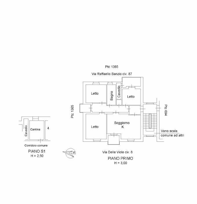 Foto 52 - Appartamento Via delle Viole
 
8, Sannicola - planimetria 1