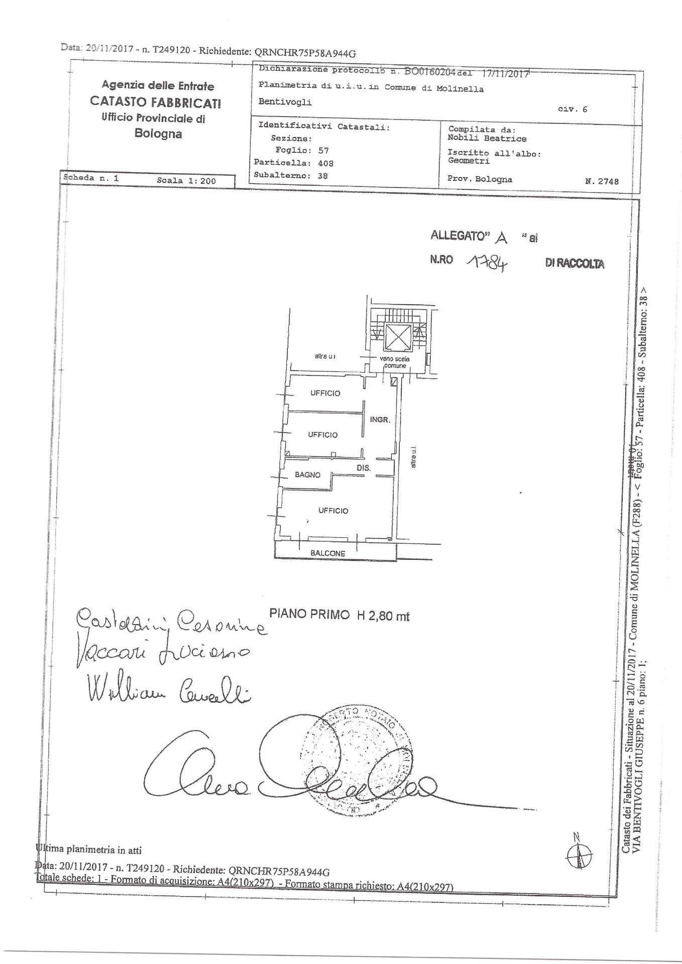 Foto 61 - Apartment Via Bentivogli
 
6, Molinella - floor plans 1