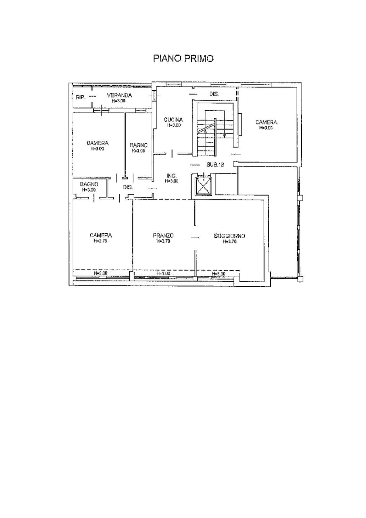 Foto 13 - Semi-detached house Via Ludovico Muratori, Ferrara - floor plans 1