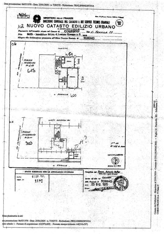 Planimetria - Negozio corso Francia, 77, Collegno - foto 1