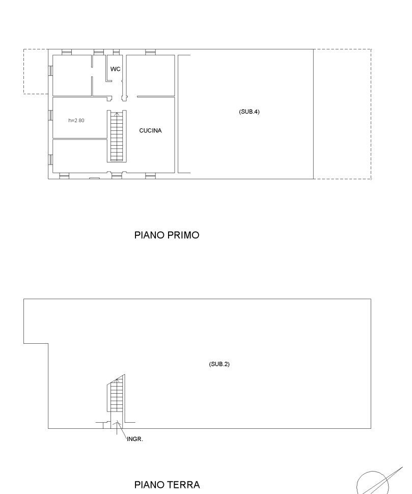 Rustico via Serra, 20, San Marcello - planimetria 1