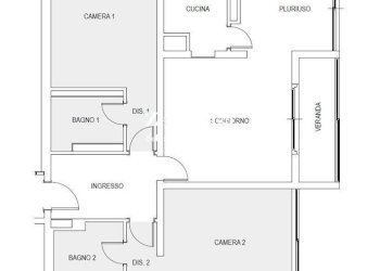 Planimetria - Quadrilocale Bologna (zona San Donato) - foto 16