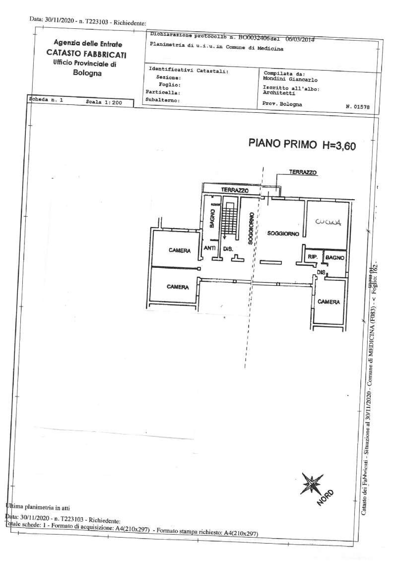 skm_c250i24101816200 - Villa Bifamiliare via Oberdan, Medicina - planimetria 1
