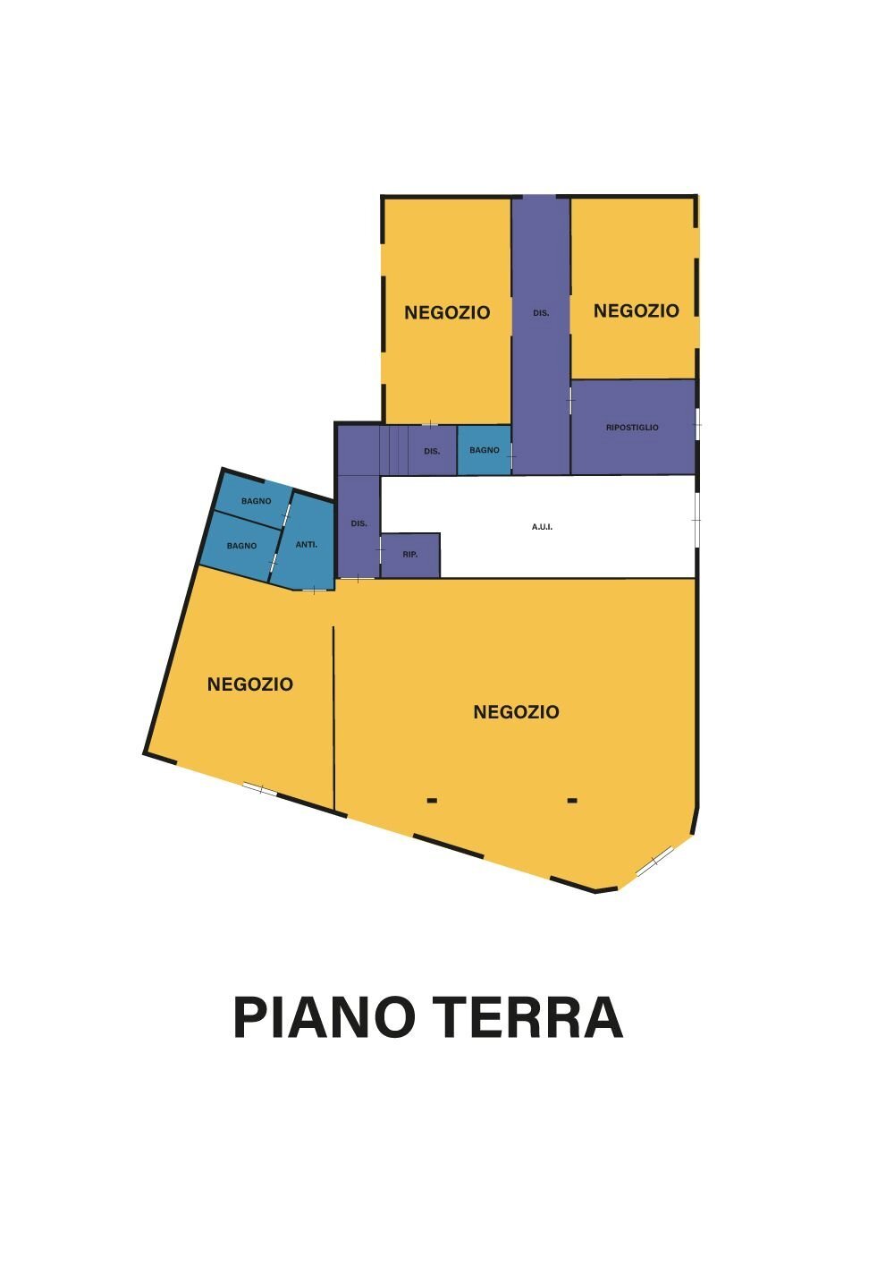 Commercial Activity via Alfredo Panzini, Bellaria-Igea Marina - floor plans 1