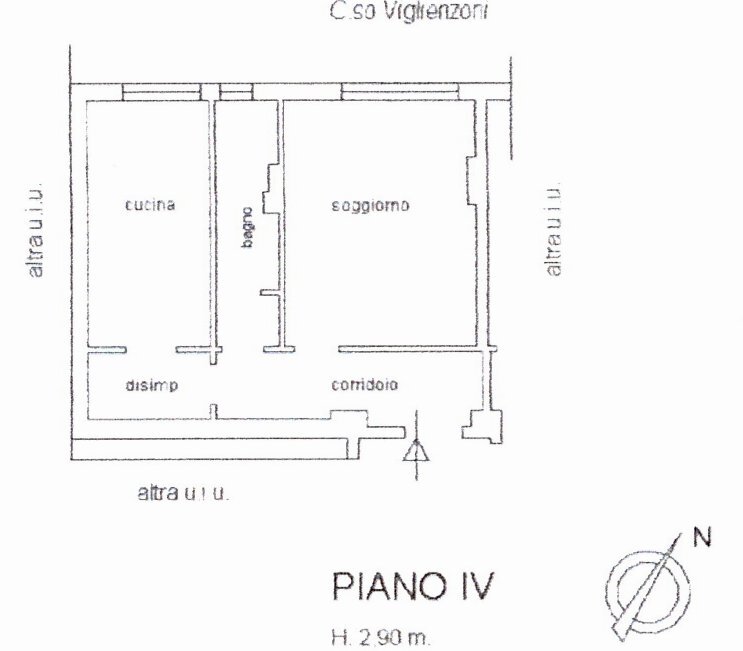 piantina.png - Trilocale Corso Viglienzoni 6, Savona - planimetria 1