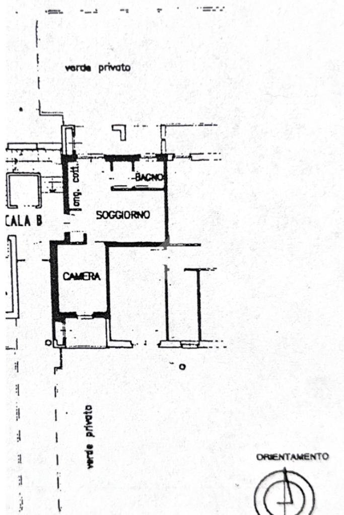 Two-room apartment Via Garibaldi, Borgaro Torinese - floor plans 1