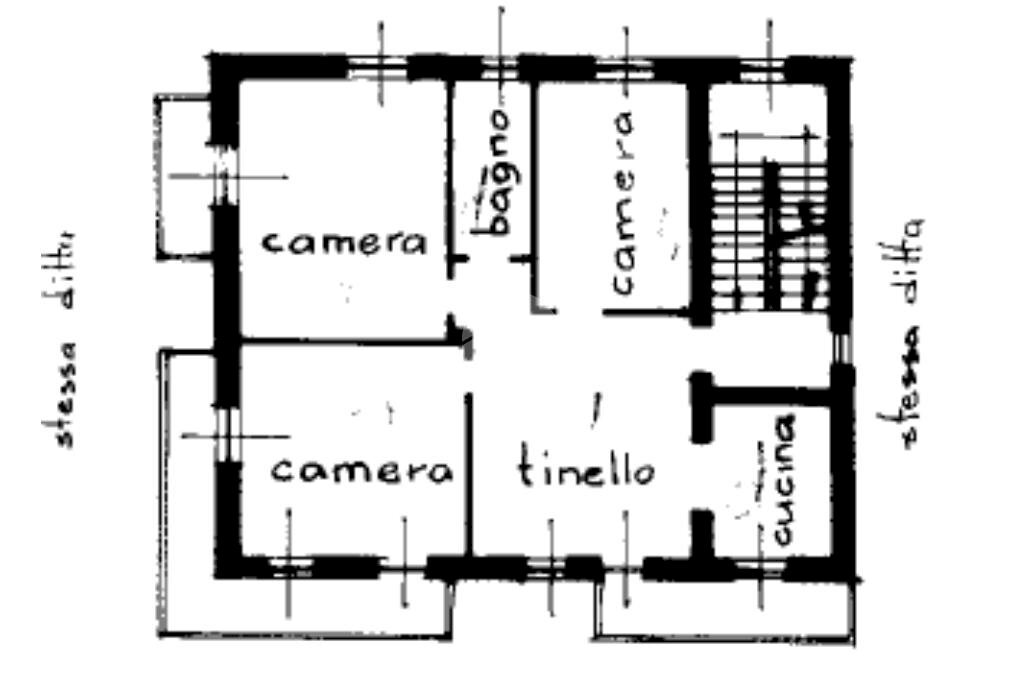 Quadrilocale Via Casale, San Mauro Torinese - planimetria 1