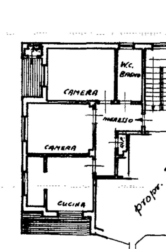 Three-room apartment Via Trieste, Montanaro - floor plans 1