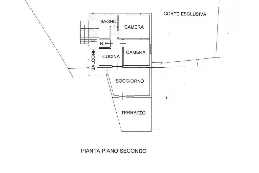 Casa semi indipendente Via Luvera, Quagliuzzo - planimetria 1