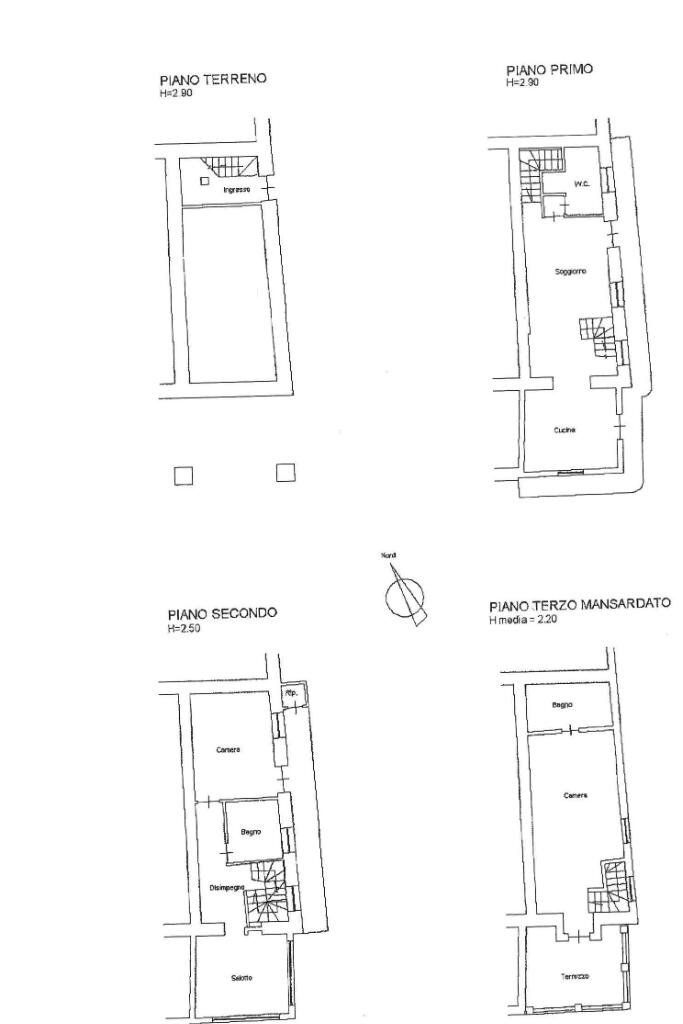Appartamento Vicolo Barcellona, Castellamonte - planimetria 1