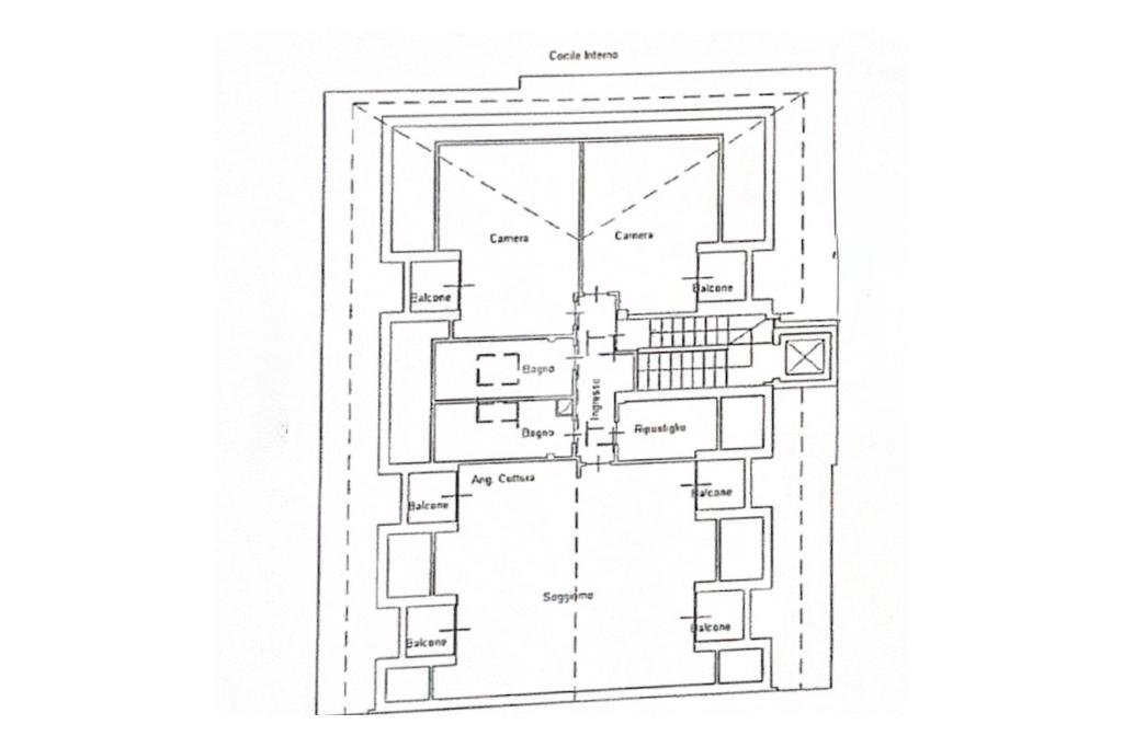 Quadrilocale Strada villastellone, Moncalieri - planimetria 1