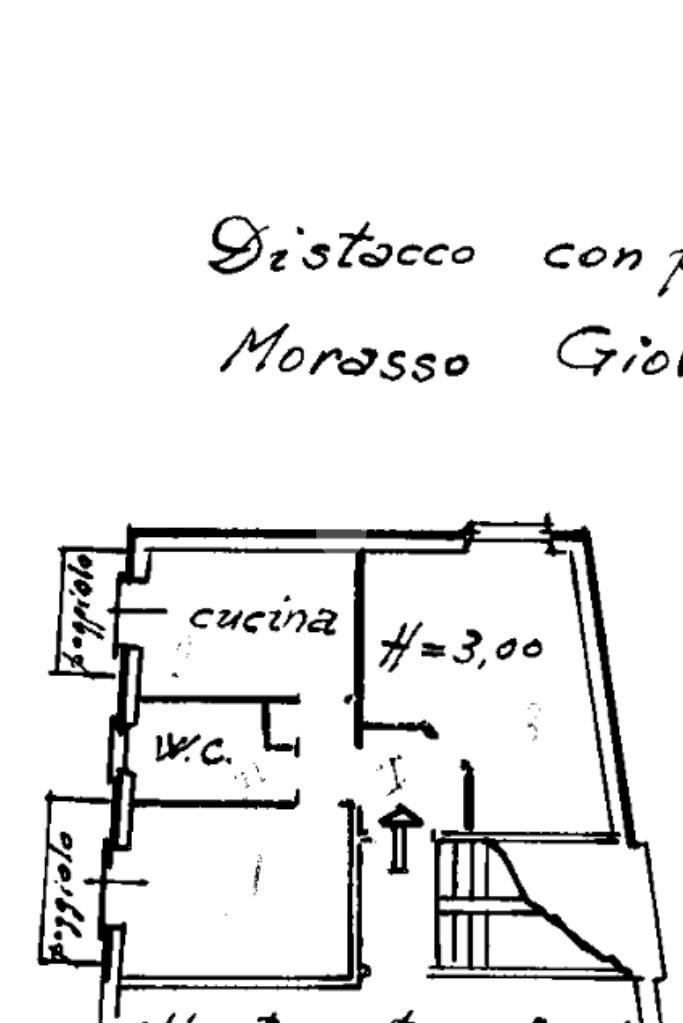 Three-room apartment Via coronata, Genova (neighborhood Coronata) - floor plans 1