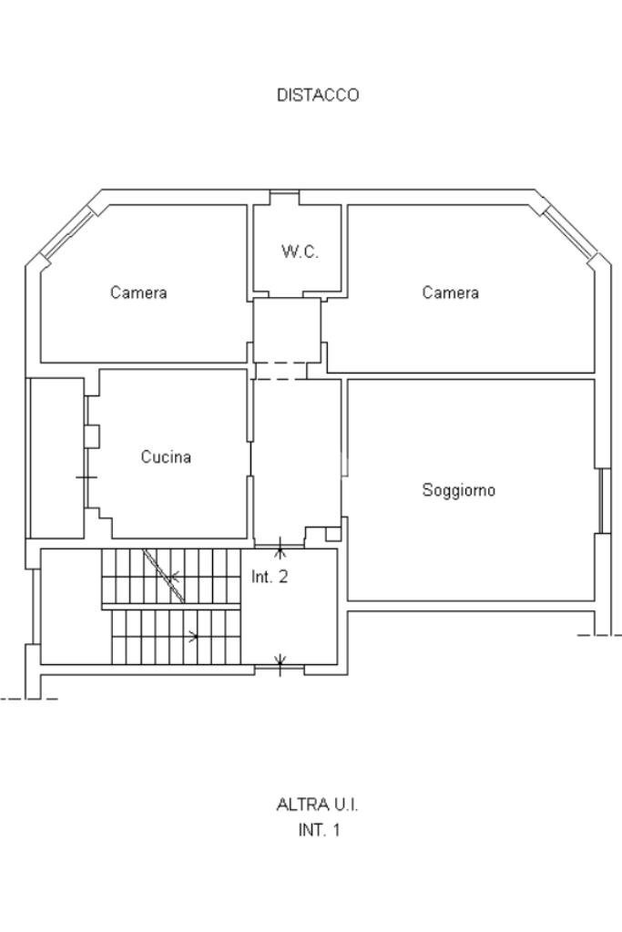 Apartment Via paradiso, Genova (neighborhood Coronata) - floor plans 1