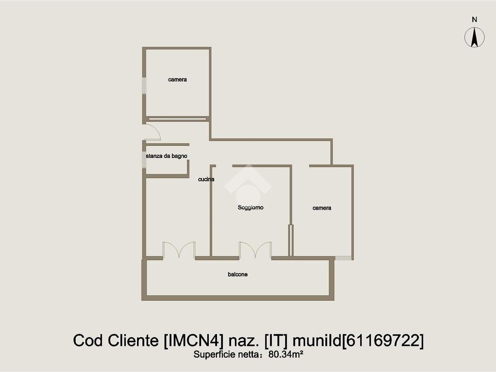 Semi-detached house Via argine destro, Imperia - floor plans 1