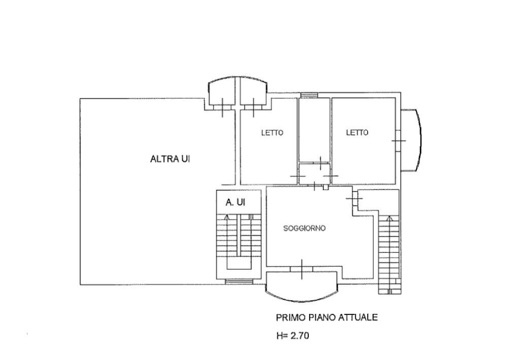 Casa semi indipendente via Nagy, Reggio nell'Emilia - planimetria 1