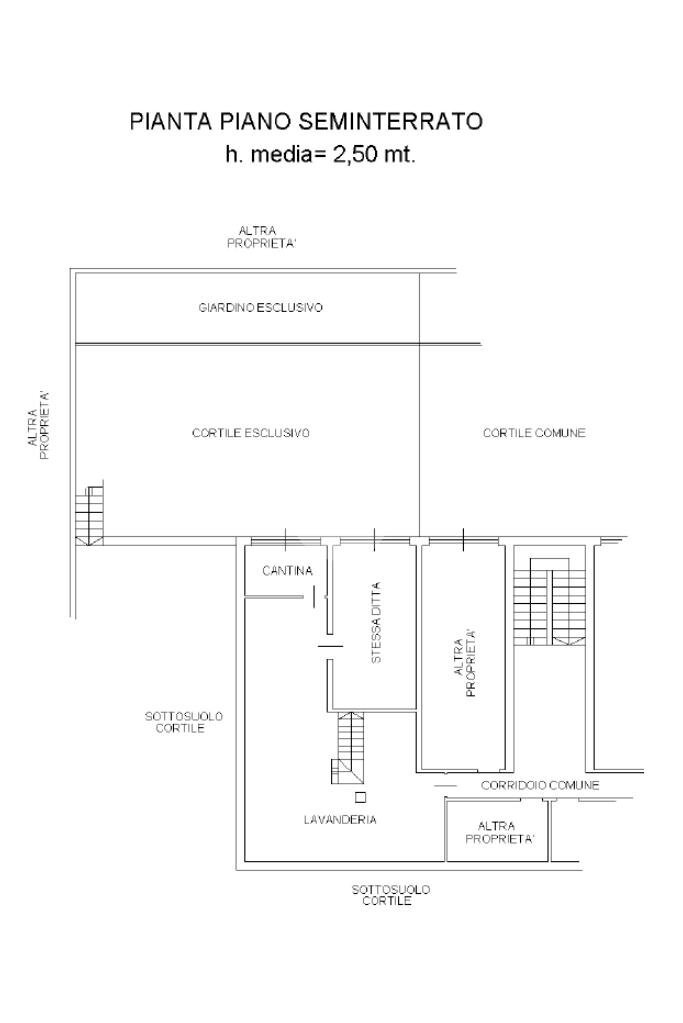 Quadrilocale Via Maritano Lino, Sant'Ambrogio di Torino - planimetria 1