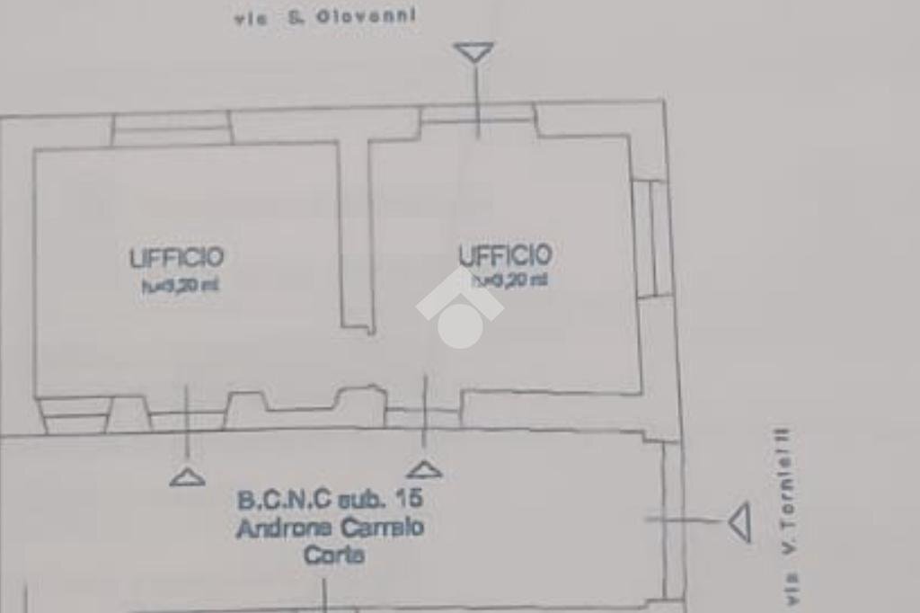 Bilocale Via S. Giovanni, Borgomanero - planimetria 1