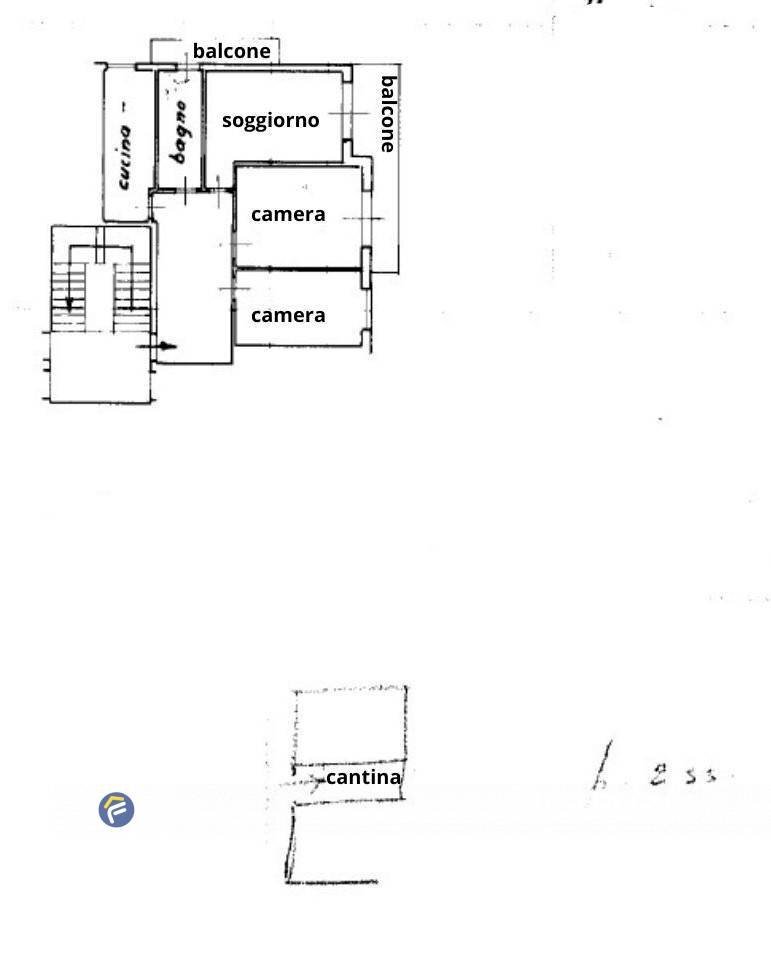 Foto 20 - Quadrilocale Via Berninzoni, Spotorno - planimetria 1