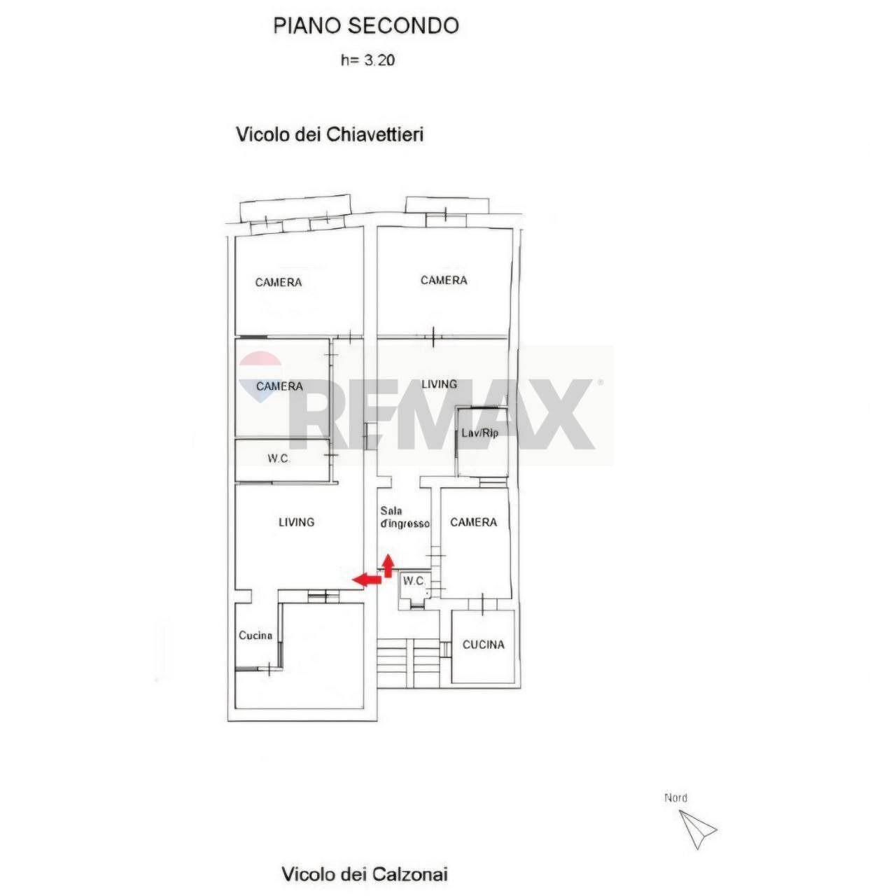 Pianta 2D - Apartment Vicolo dei Calzonai
 
13, Palermo - floor plans 1