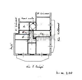 Pianta 2D - Appartamento Via Francesco Crispi
 
20, Caltagirone - planimetria 1