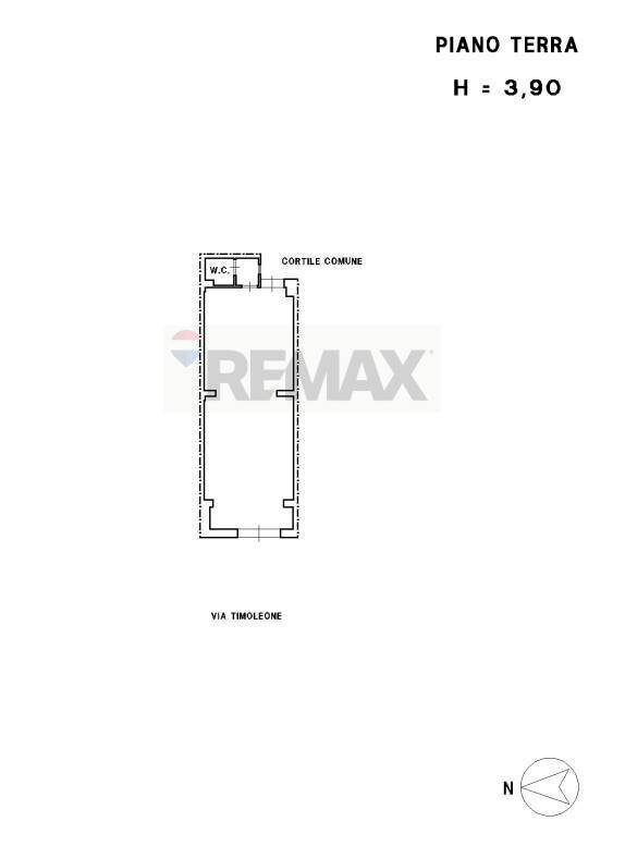 Pianta 2D - Locale Commerciale Via Timoleone
 
82C, Catania - planimetria 1