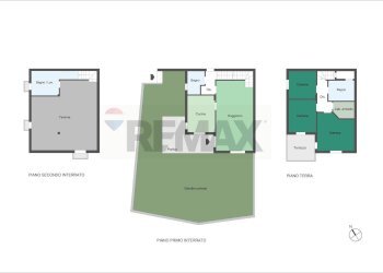 Pianta 2D - Semi-detached house Via Bruno Carnini
8, San Fermo della Battaglia - photo 24