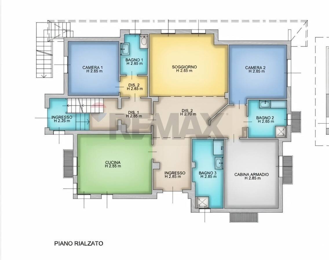 Pianta 2D - Casa indipendente via San Maurizio al Lambro
 
186, Brugherio - planimetria 1