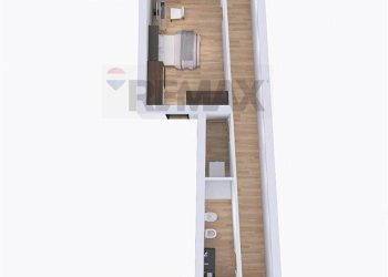 Pianta 3D - Casa indipendente via acicastello
 
33, Aci Castello - foto 3
