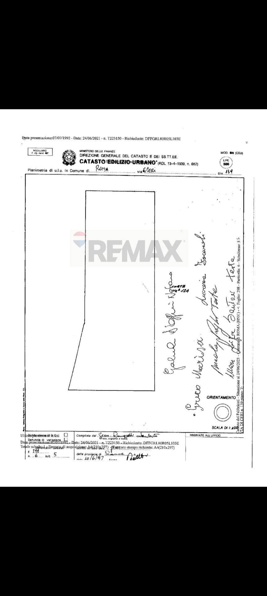 Pianta 2D - Three-room apartment VIA DI CERI
 
103, Cerveteri - floor plans 1