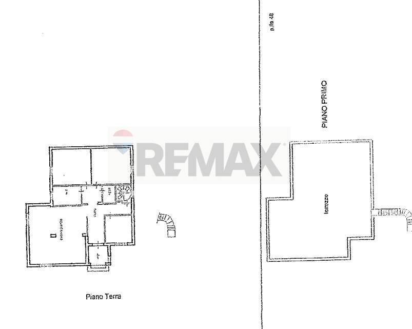 Pianta 2D - Villa contrada ammotta, Partinico - floor plans 1